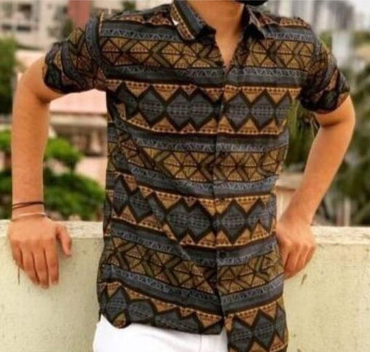Rayon Printed Regular Fit Shirt
